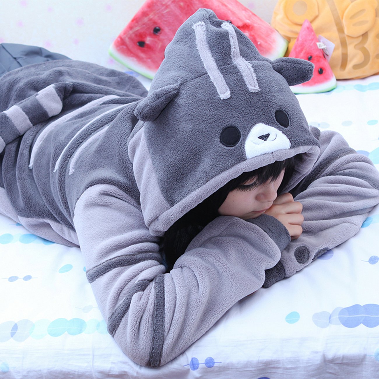 CORIRESHA Cat Fleece Hoodie