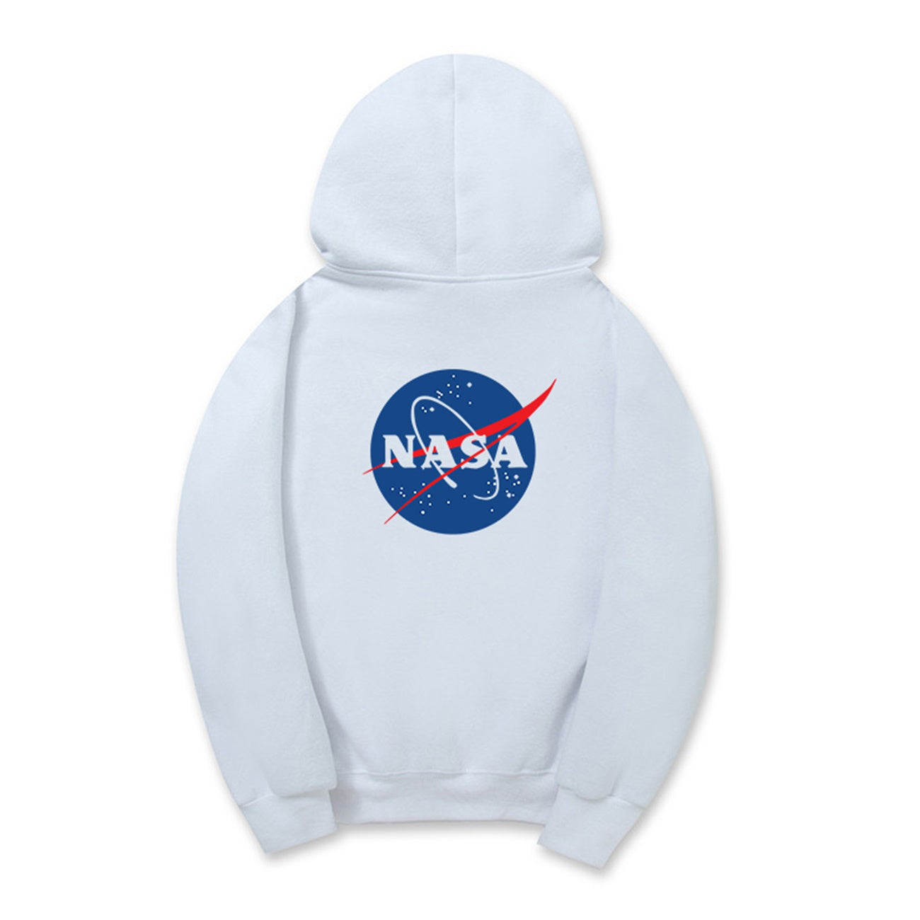 CORIRESHA Sudadera con capucha con logo de la NASA en la espalda