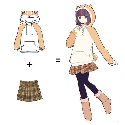 Sudadera Perro Shiba