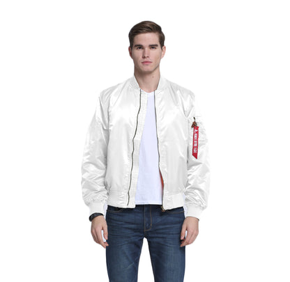 CORIRESHA Chaqueta con parches bordados para exteriores 