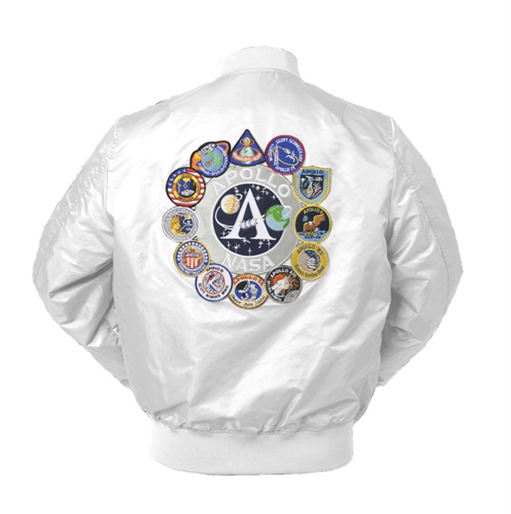 CORIRESHA Embroidery Apollo NASA Jacket